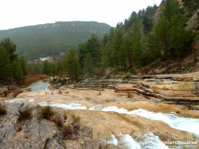 Valle Cabriel-Manchuela conquense;cascada de xorroxin puerto de la morcuera outdoor sin limite barra